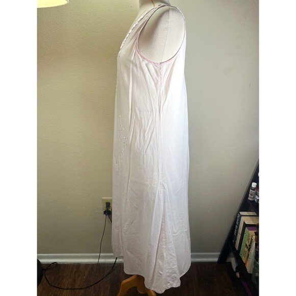 Secret Treasures Nightgown Size L Vintage 90's Pink  Cottagecore Sleepwear - Picture 3 of 6